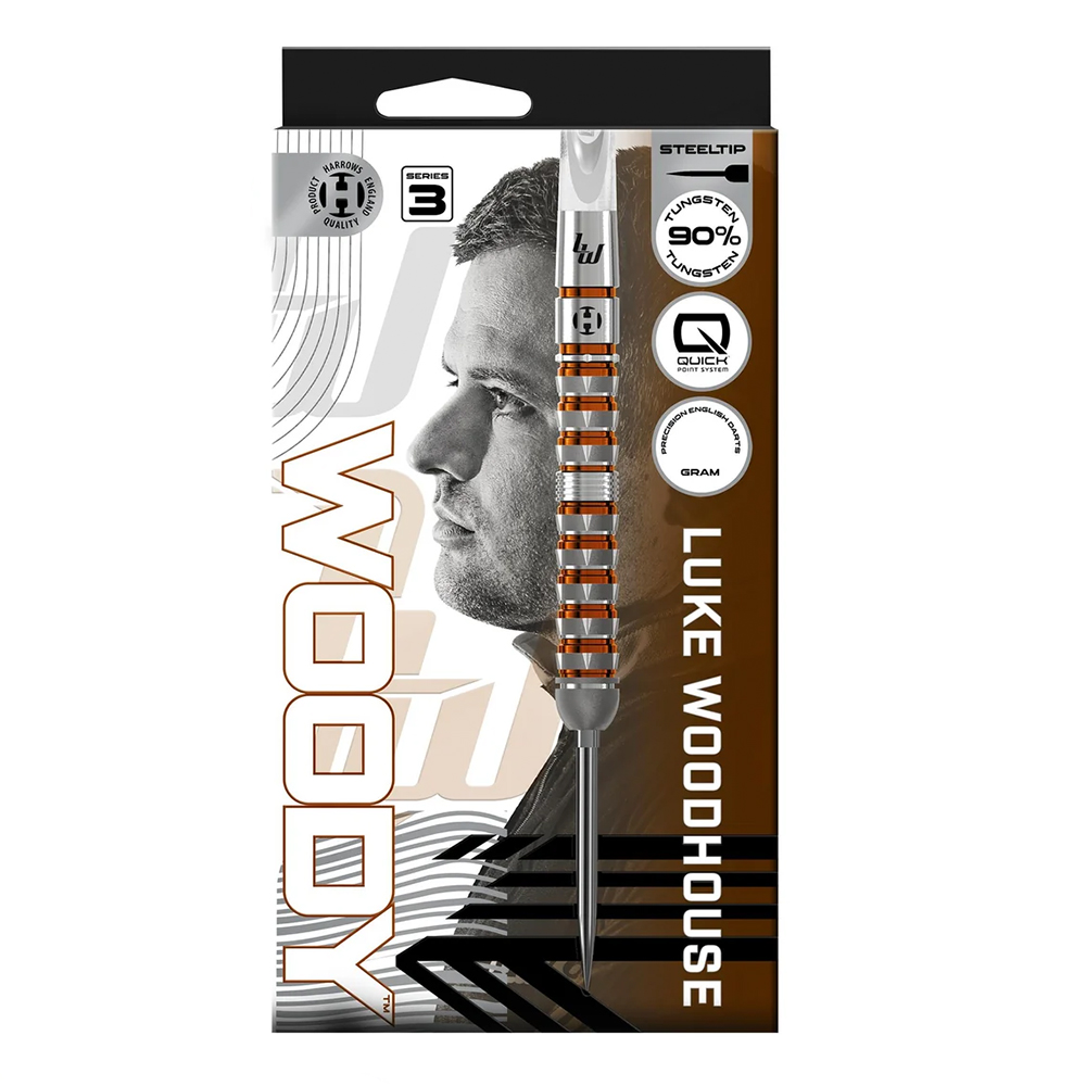 Steeldart Harrows Luke Woodhouse 90% Series 3, QP, 21g