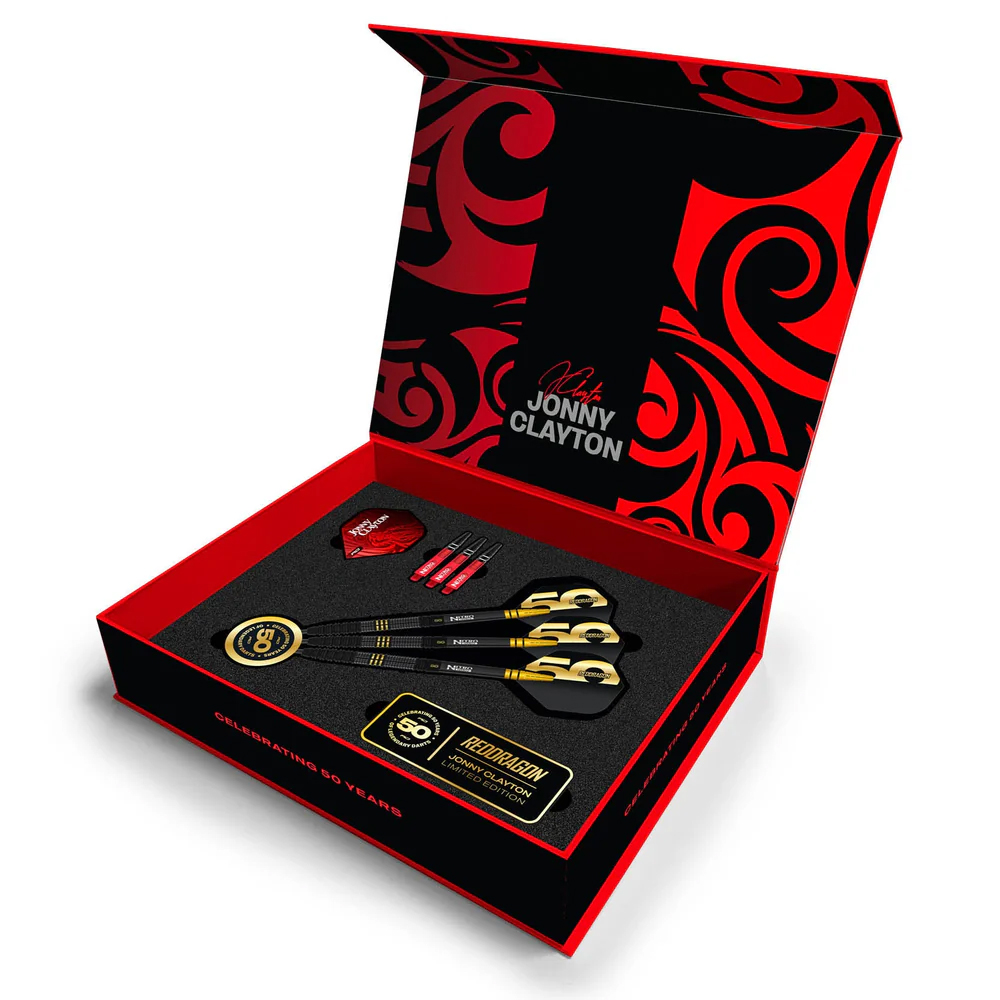 Steeldart Red Dragon 50 Years Limited Edition Jonny Clayton, 22g