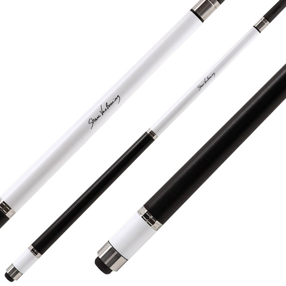 Pool-Cue Cuetec Cynergy SVB glänzend-weiss, 3/8x14, 12.5mm