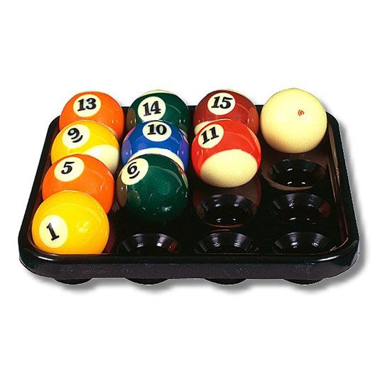 146001GyqcqTr7DWSc4 Balltablett 16 Kugeln - Pool