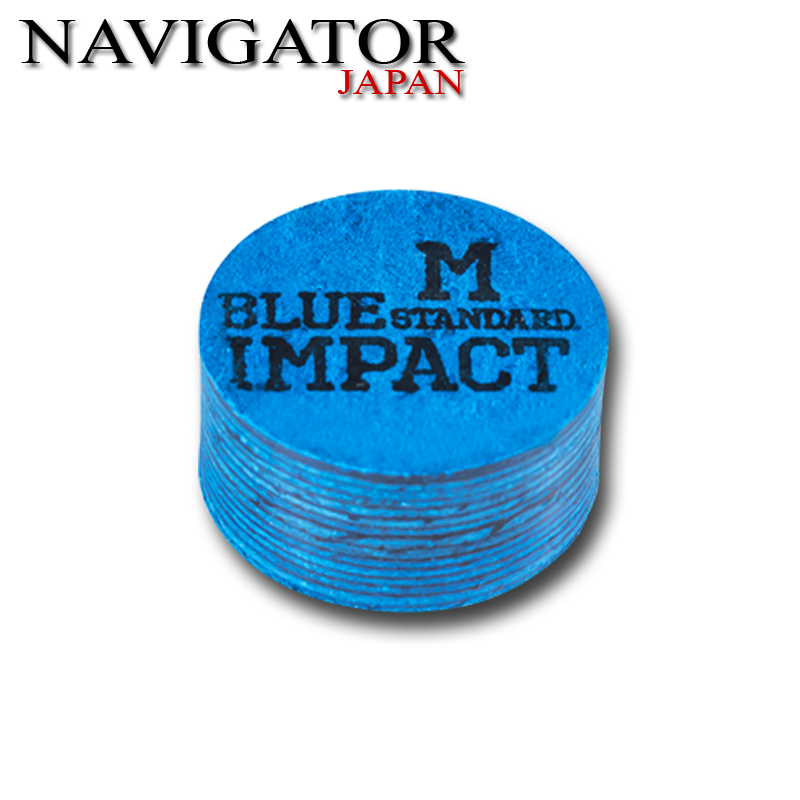 1981621SHXNvDK0TgVV Navigator Blue Impact Pool Cue Tip 14mm Extra Soft