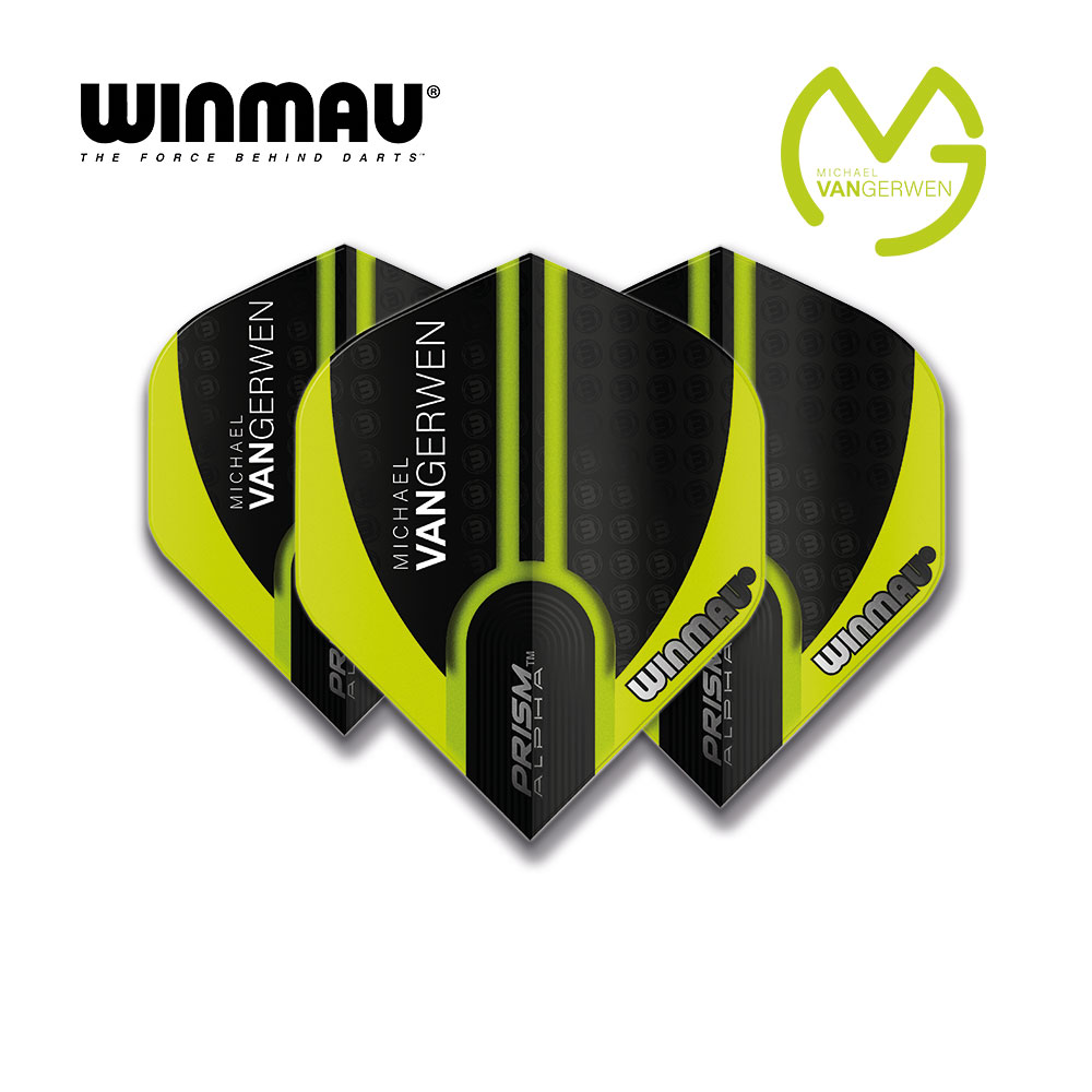 Fly Winmau Prism Alpha MvG Extra Thick 6915-144 grün/schwarz