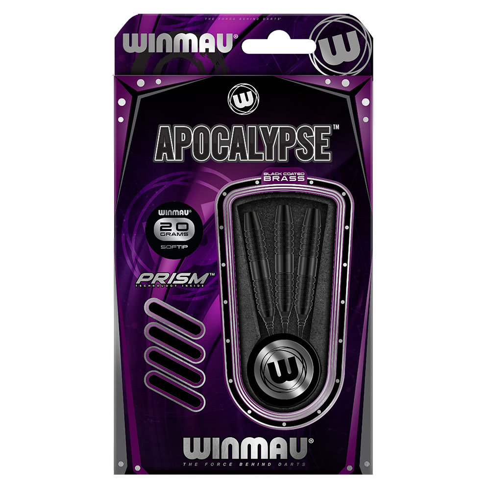733301nQBEWX8sNJzb7B Softdart Winmau Apocalypse Brass 2222-20g