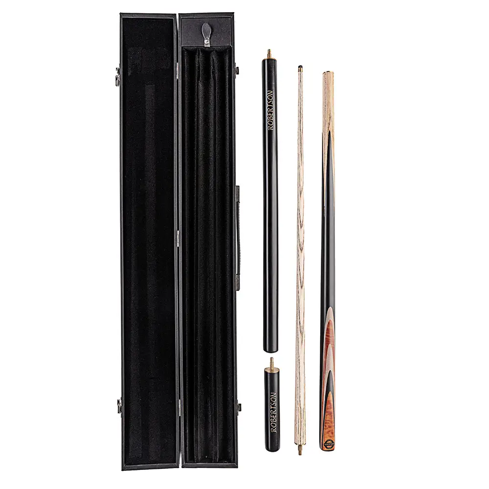 Snooker-Cue Robertson R-1 mit Koffer und 2 Verlängerungen Snooker-Cue Robertson R-1 mit Koffer und 2 Verlängerungen