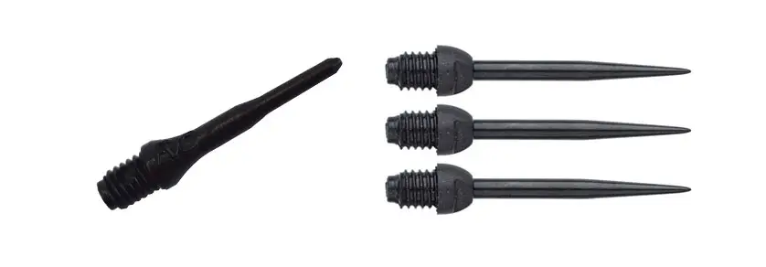 Target Darts Conversion Point Swiss Point Grooved Negro 26mm Darts Points - Convertir Punta Blanda en Punta de Acero Target Darts Conversion Point Swiss Point Grooved Negro 26mm Darts Points - Convertir Punta Blanda en Punta de Acero