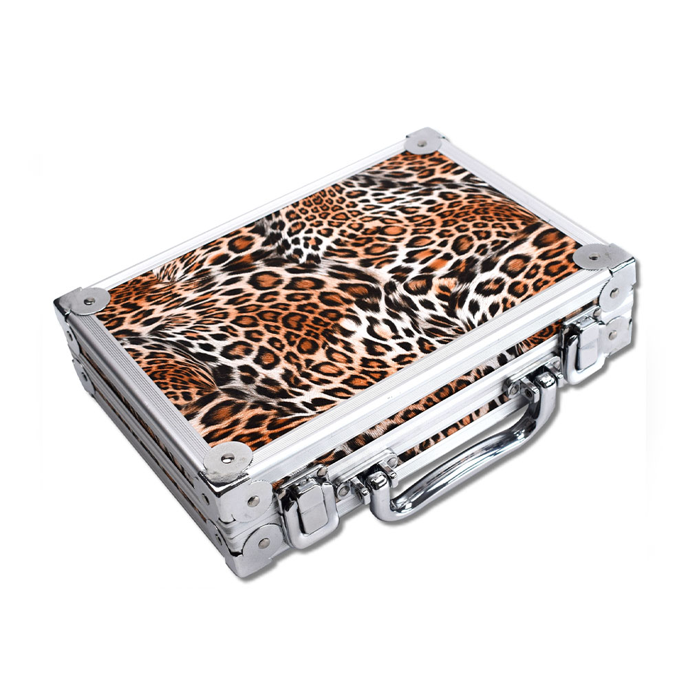 802503nHid3xj0jdNTVj Dartkoffer Luxus Alu Leopard