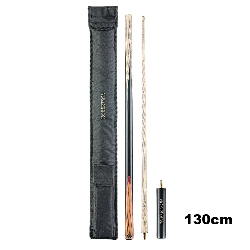 Snooker-Cue Robertson R-4 Junior 130cm mit Tasche und Verlängerungen Snooker-Cue Robertson R-4 Junior 130cm mit Tasche und Verlängerungen