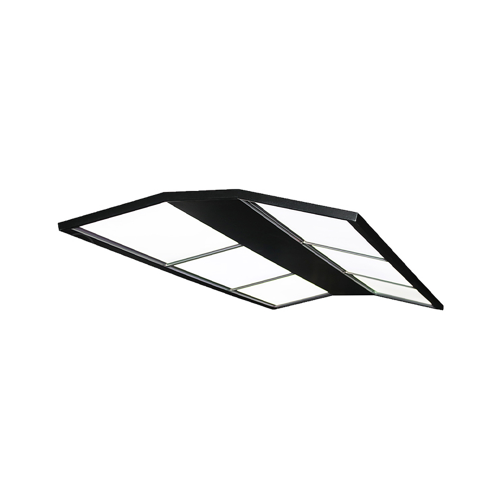 Billardlampe Curved LED, schwarz