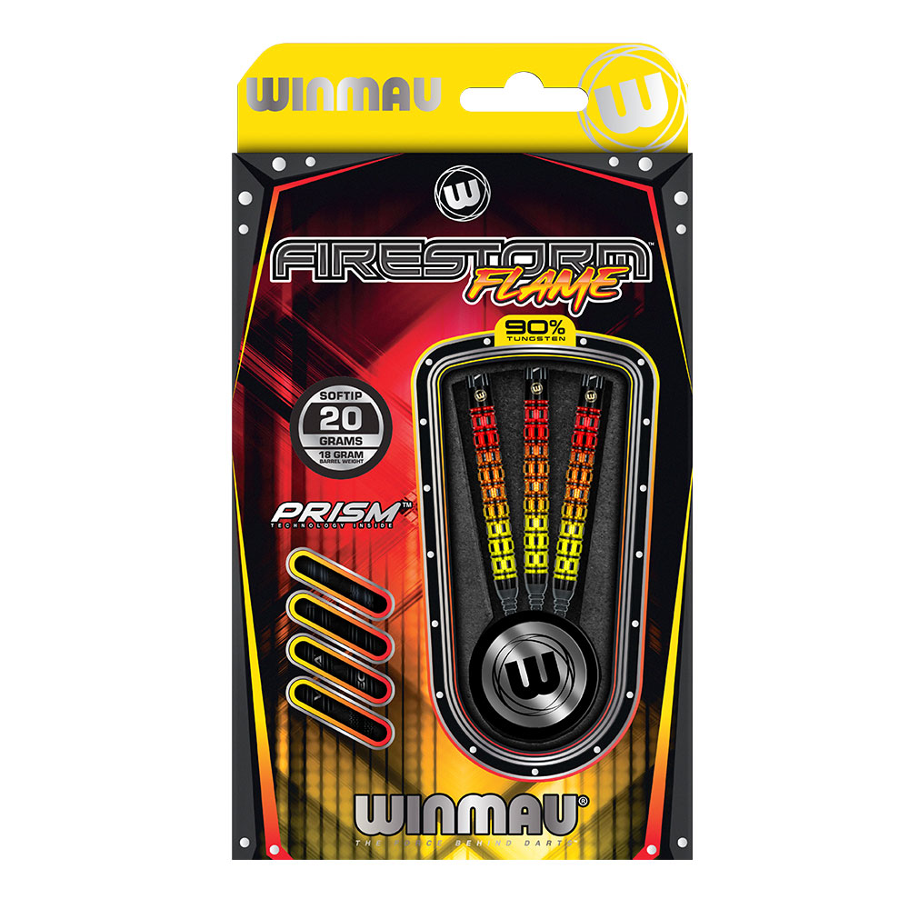 70093-093STFi8zmpym2Aj Softdart Winmau Firestorm Flame 2476-20g