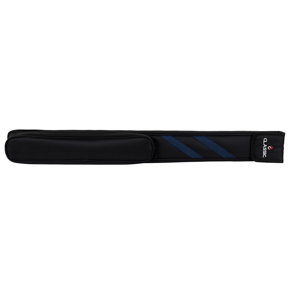 Cue Tasche Classic Stripes, schwarz/blau, 1/1