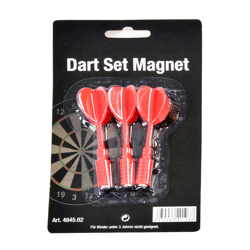 48450217Gq3npI1tn7Ck Ersatzpfeile für Dartboard Magnet, 3 Stk. rot