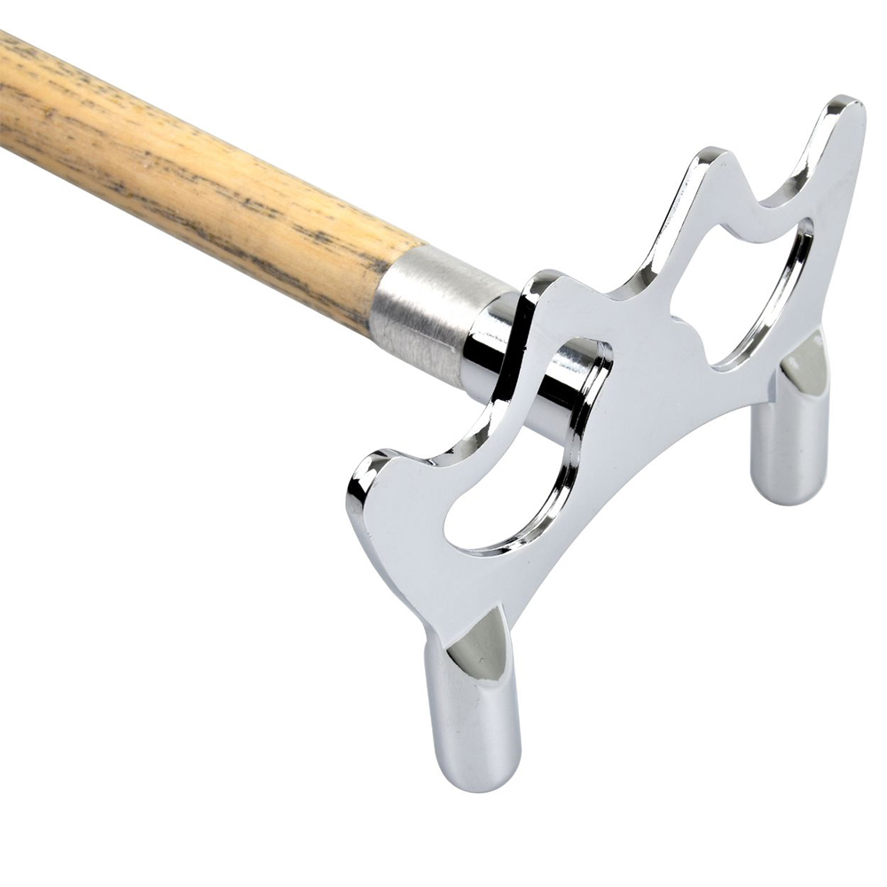 Cuebrücke Chrom flach