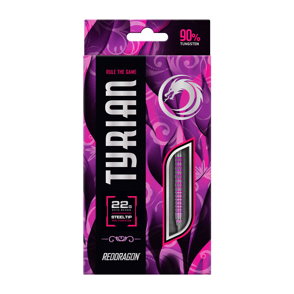 Steeldart Red Dragon Tyrian Purple 90% Steeldart Red Dragon Tyrian Purple 90%