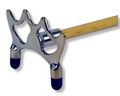 215101ctkhg559pfokO Cuebrücke Chrom flach