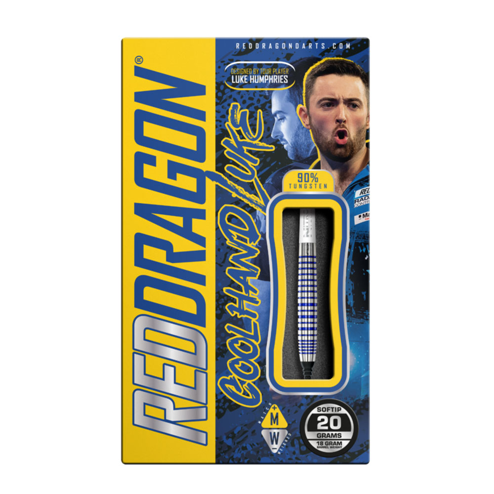 Softdart Red Dragon Luke Humphries TX3 Cool Blue SE, 18g