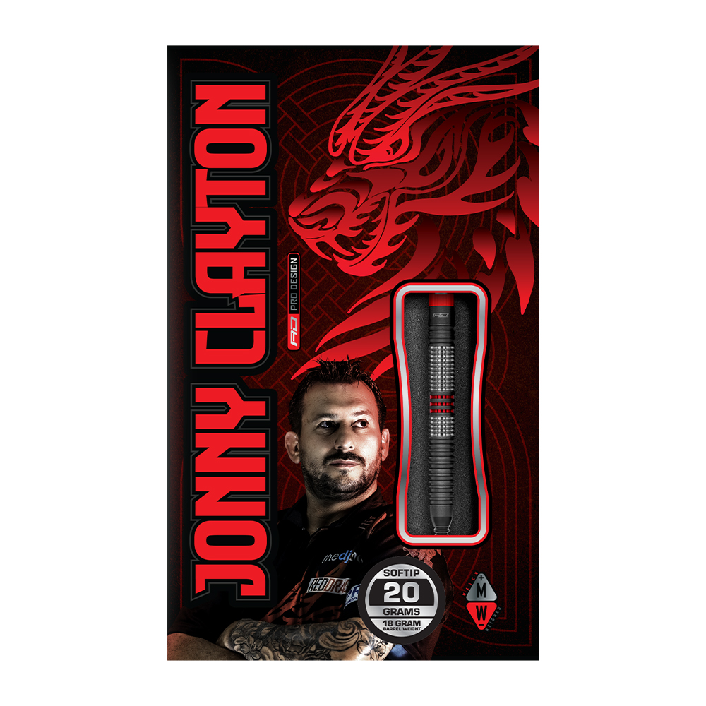 Softdart Red Dragon Jonny Clayton Hiraeth 90%, 20g