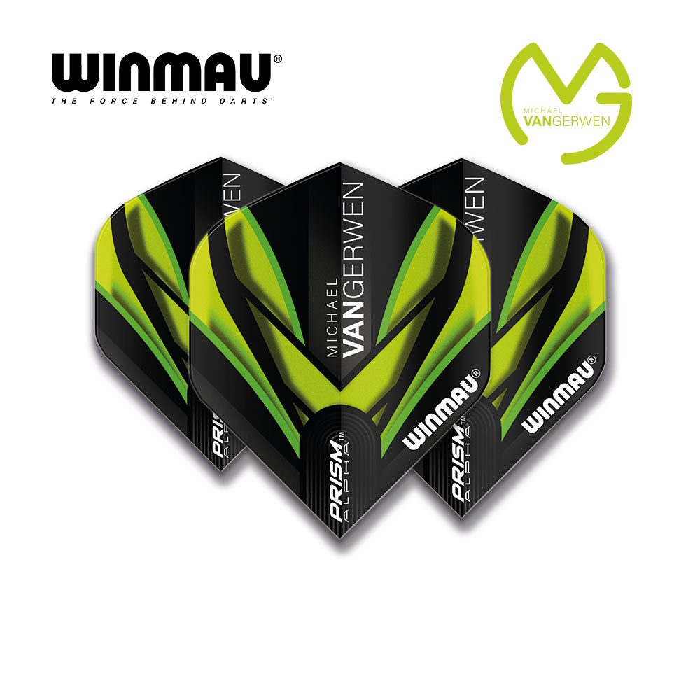 Fly Winmau Prism Alpha MvG Extra Thick 6915-145 grün/schwarz