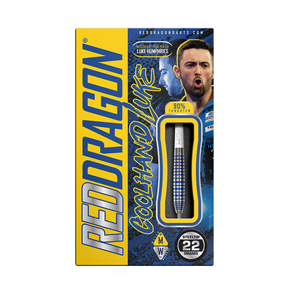 Steeldart Red Dragon Luke Humphries TX3 Cool Blue SE