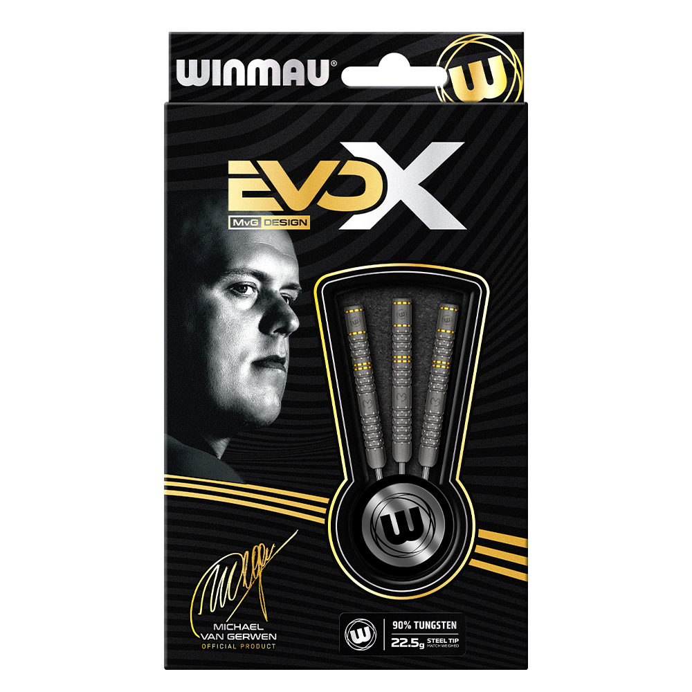 Steeldart Winmau MvG EVO X, 1534-22.5g