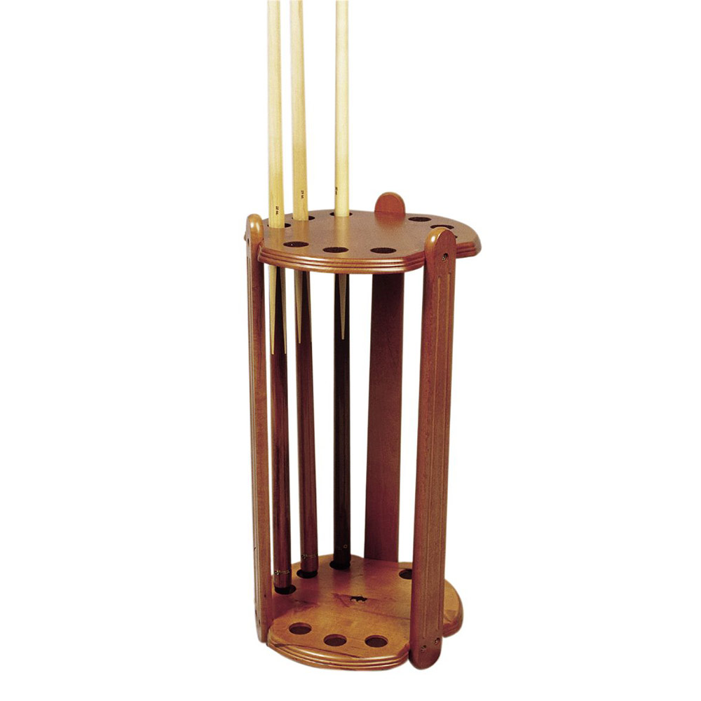 Cueständer rund 9 Cues, braun Cueständer rund 9 Cues, braun