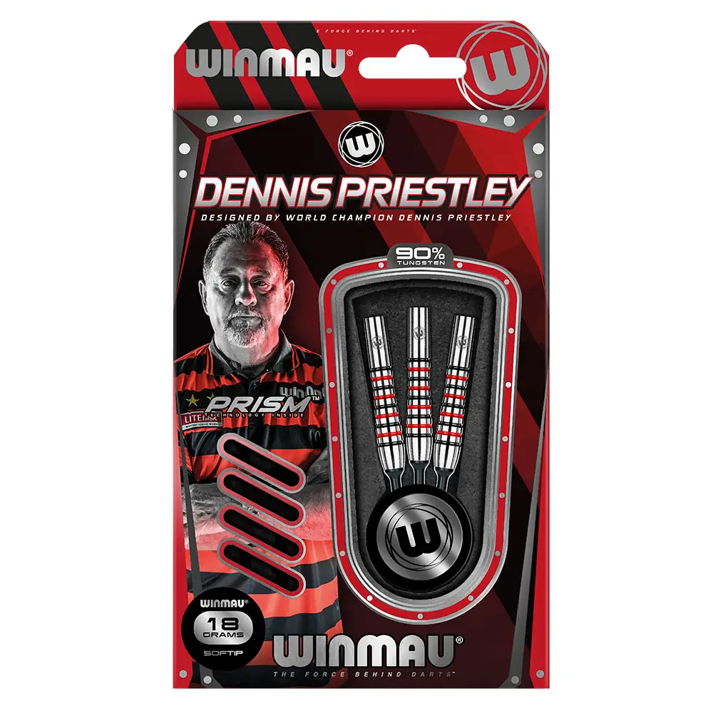 Softdart Winmau Dennis Priestley 2012-18g