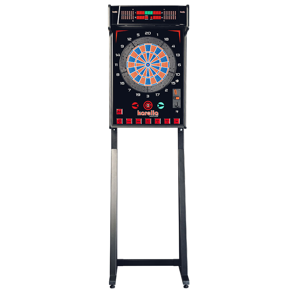 811201nMEDcLVion7O9w Dartautomat Karella E-Master Standfuss schwarz