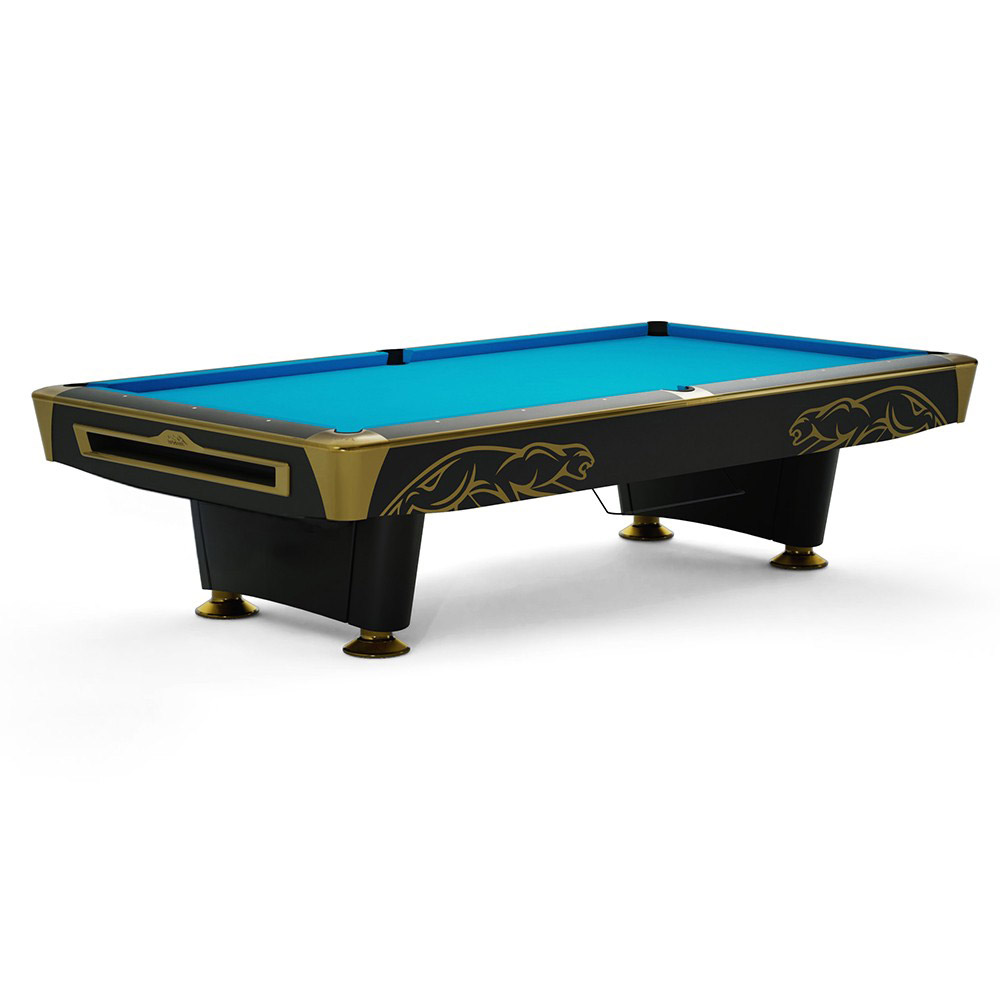Pool-Billardtisch Predator ARC, gold/schwarz, 9-Fuss Pool-Billardtisch Predator ARC, gold/schwarz, 9-Fuss