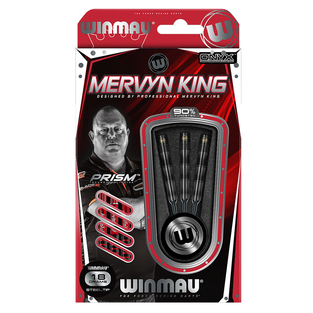 Softdart Winmau Mervyn King Onyx Coating 2415-18g